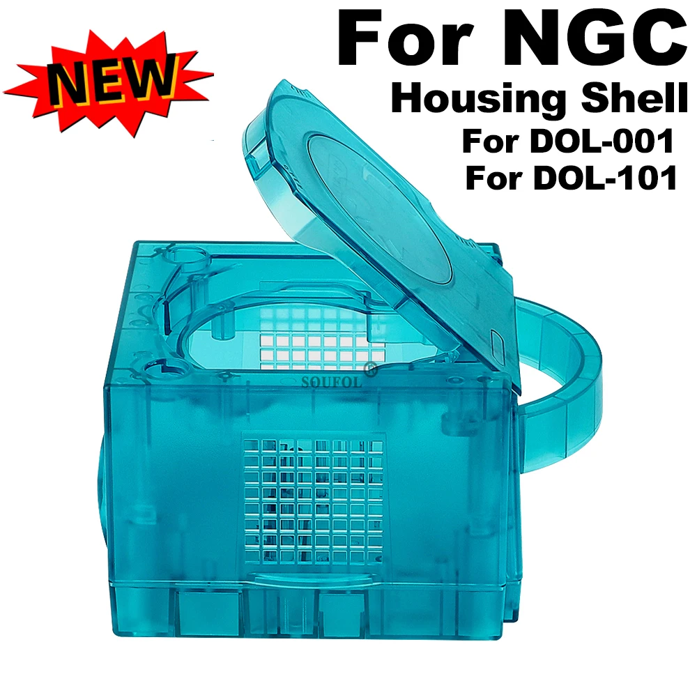 Gaming Console Vintage - Funda de repuesto azul hielo para